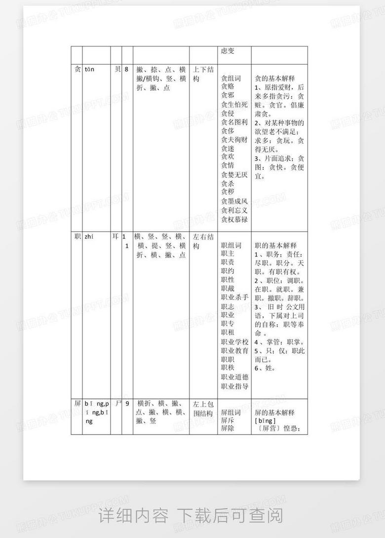 汉字奥秘揭秘，组词与部首结构解析