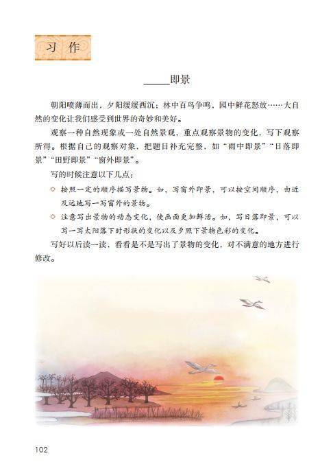 破晓之美的壮丽日出即景作文