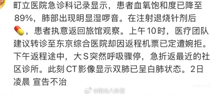 大S急诊就诊记录真相揭秘，探究公众关注背后的真相